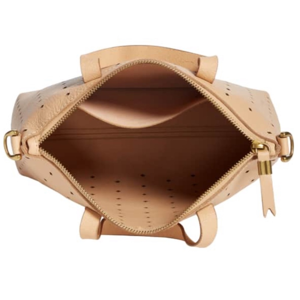 Madewell | perforated mini transport tote in linen - Picture 3 of 4